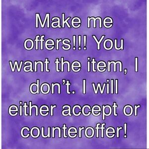 💜Make OFFERS💜 Need Items Gone!!